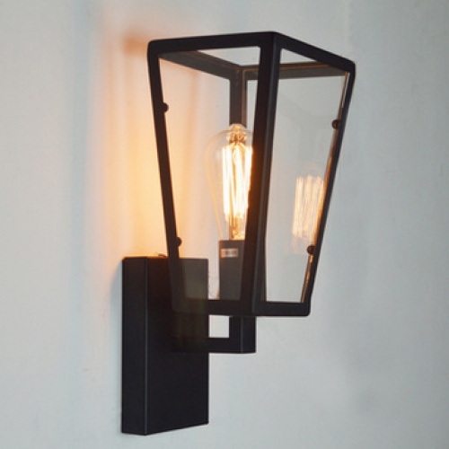 美式复古壁灯简约个性创意壁灯户外仿古欧式艺术工业铁艺卧室灯具