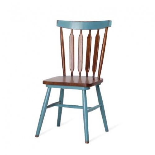 实木餐椅子靠背椅欧式 乡村 休闲椅子 简约复古