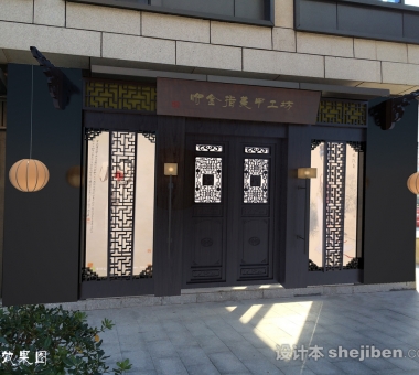 小型酒店装修效果图